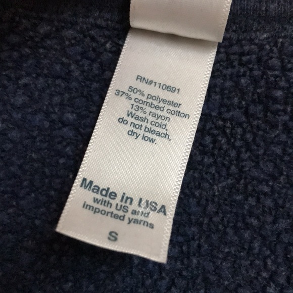 Local Branch Brooklyn Sz Small sweatshirt Royal Crewneck Made in the USA blue - Picture 6 of 9